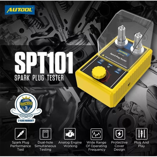 GT-SPT101 Autool Spark Plug Tester with Dual Testing Holes