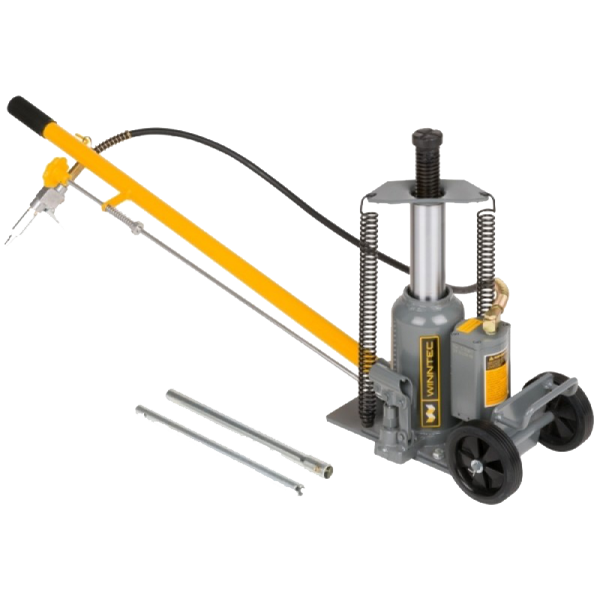 GT-Y432003 – 20 Ton air-hydraulic bottle jack with wheels and