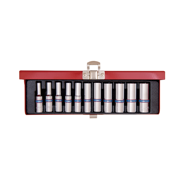 GT-2511MR - King Tony 1/4'' Deep Socket Set 4-13mm