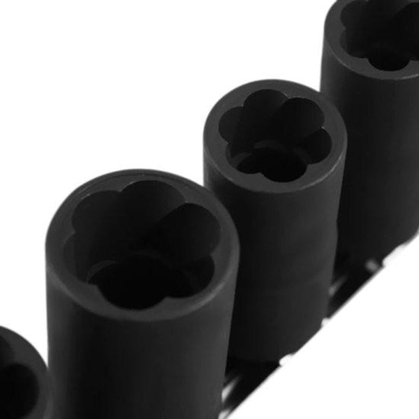 GT-9TD035MR – King Tony 5 PC. 1/2"DR. Damaged Nuts Remover Socket Set 12 , 13 , 14 , 17 , 19mm