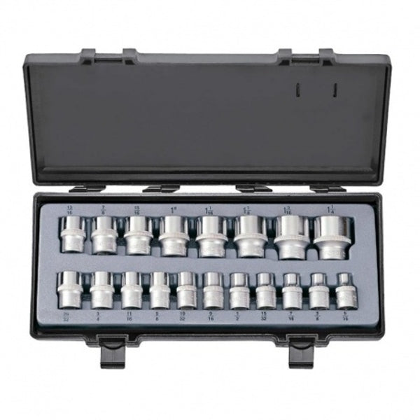 FO-4194 - Force 1/2'' Hex Socket Set SAE 19pc