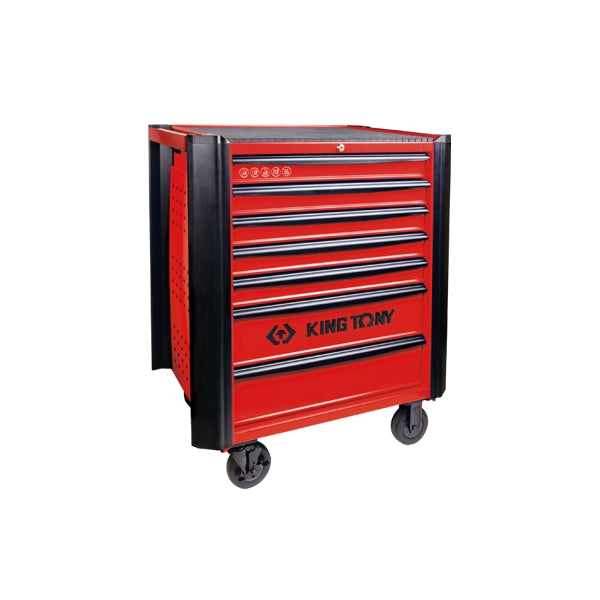 GT-87634-7B - 7 Drawer Tool Trolley – Classic Bumper Style with Heavy-Duty Design