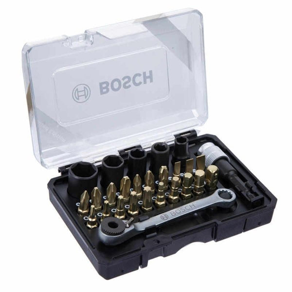 GTB27P Bosch 27 Piece Screwdriver Bit MultiFunction Ratchet Wrench
