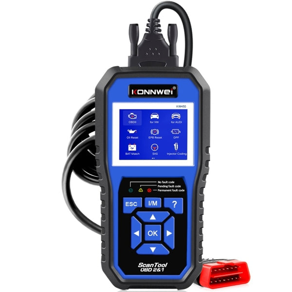 GT-KW450 - OBD2 Car Diagnostic Scanner for VAG (VW, Audi, Skoda)