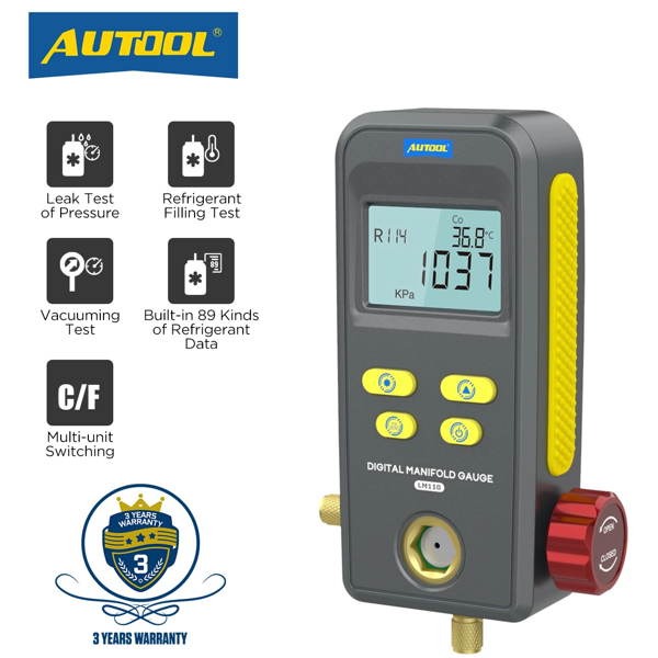 GT-LM110 - Autool Digital Manifold Vacuum Leak Pressure Tester