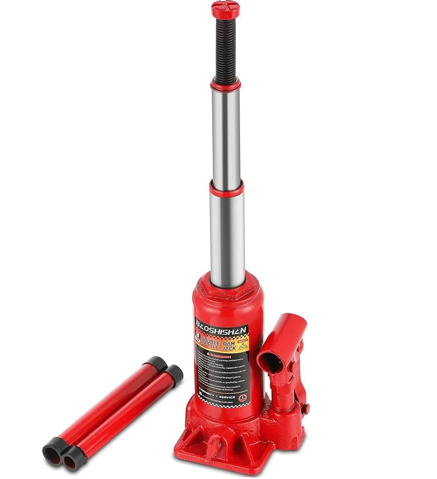 GT-TH8060 6T Double Ram Bottle Jack - Welded Type – Garage & Tool GT-TH8060 6T Double Ram Bottle Jack - Welded Type – Garage & Tool