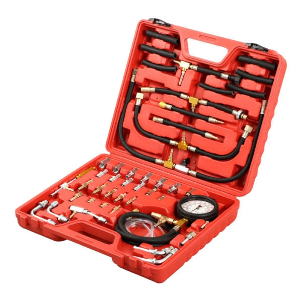 GT-TRA1011 - Fuel Injection Pressure Tester – 87mm Gauge with Pressure Relief Valve & Hoses