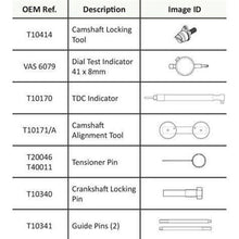 OEMTOOLS 27404 Engine Timing Tool Set For VAG, 37 Piece Engine Timing Locking Tool Kit, For VW And Audi, Timing Tool Kit With Belt Tensioner Tool, Cam Pulley Holder, Camshaft Adjuster